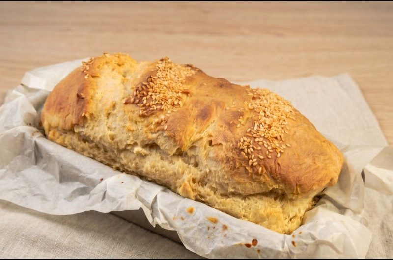 Easy Homemade Bread – No Kneading, Just 4 Ingredients
