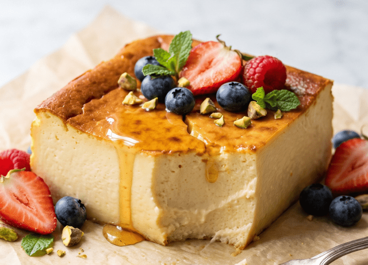 Homemade Baked Yogurt