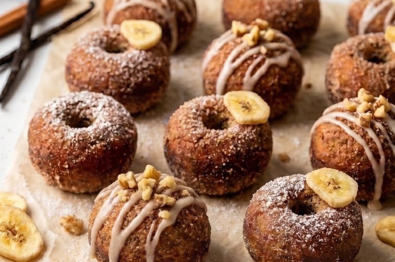 2 Ingredient Banana Donut Holes