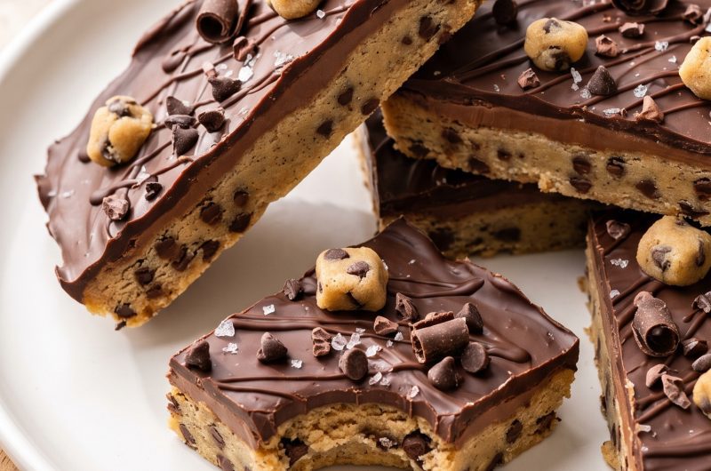 Healthy Cookie Dough Bark