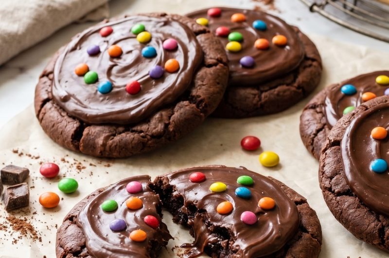 Cosmic Brownie Cookies