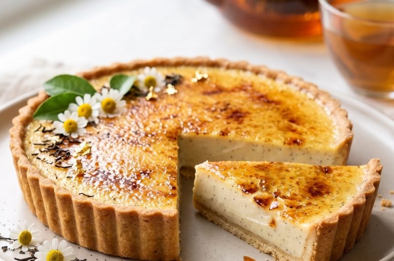 Earl Grey Crème Brûlée Tart