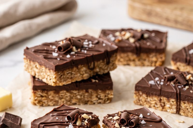 No-Bake Chocolate Oat Bars