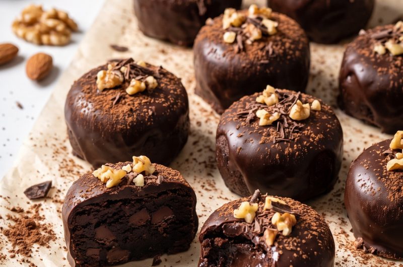 No Bake Brownie Bites
